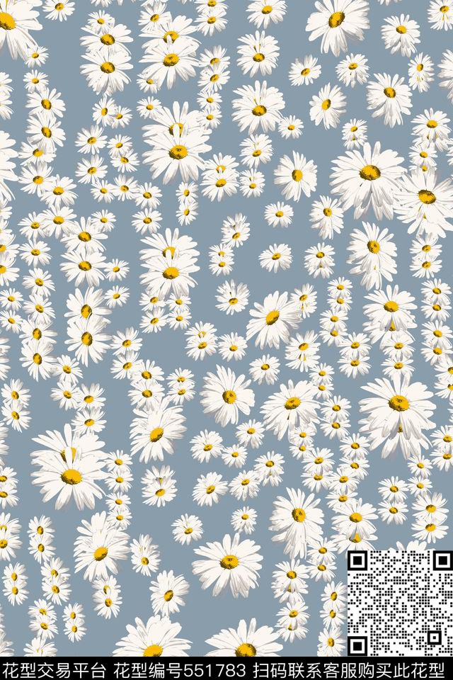 L.D~花卉清新L.D~手绘传统印花华亿平台下载（图片编号: 551783） - 瓦栏（Walan）