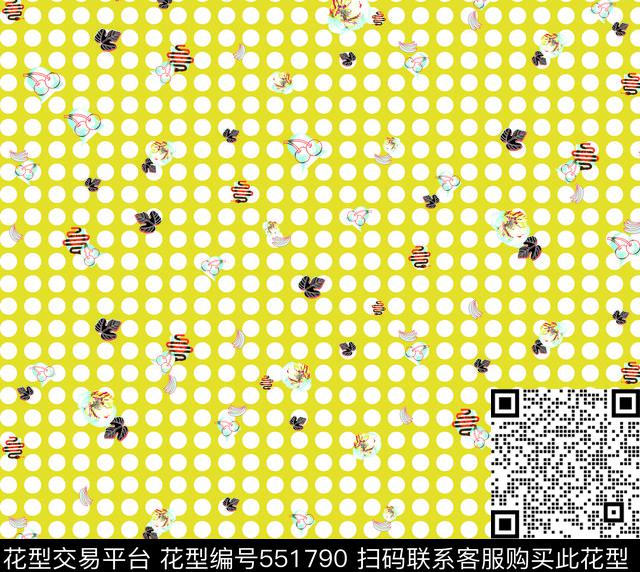 几何波点抽象数码印花华亿平台下载（图片编号: 551790） - 瓦栏（Walan）