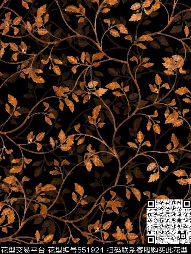 抽象男装图案树枝男装图案男装纹理数码印花华亿平台下载（图片编号: 551924） - 瓦栏（Walan）