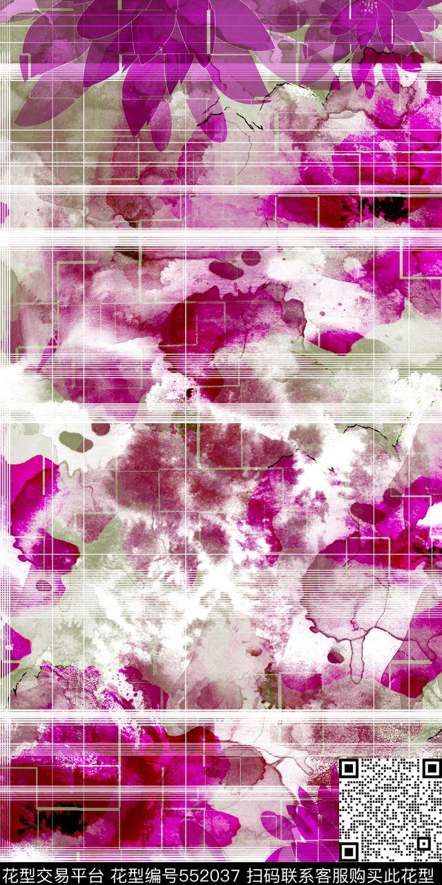 创新色彩新颖数码印花华亿平台下载（图片编号: 552037） - 瓦栏（Walan）