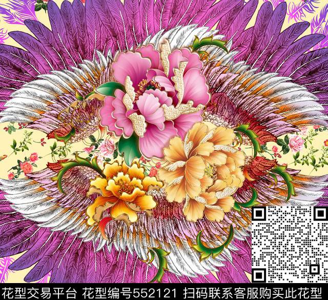 动物潮流时尚大牌女装传统印花华亿平台下载（图片编号: 552121） - 瓦栏（Walan）