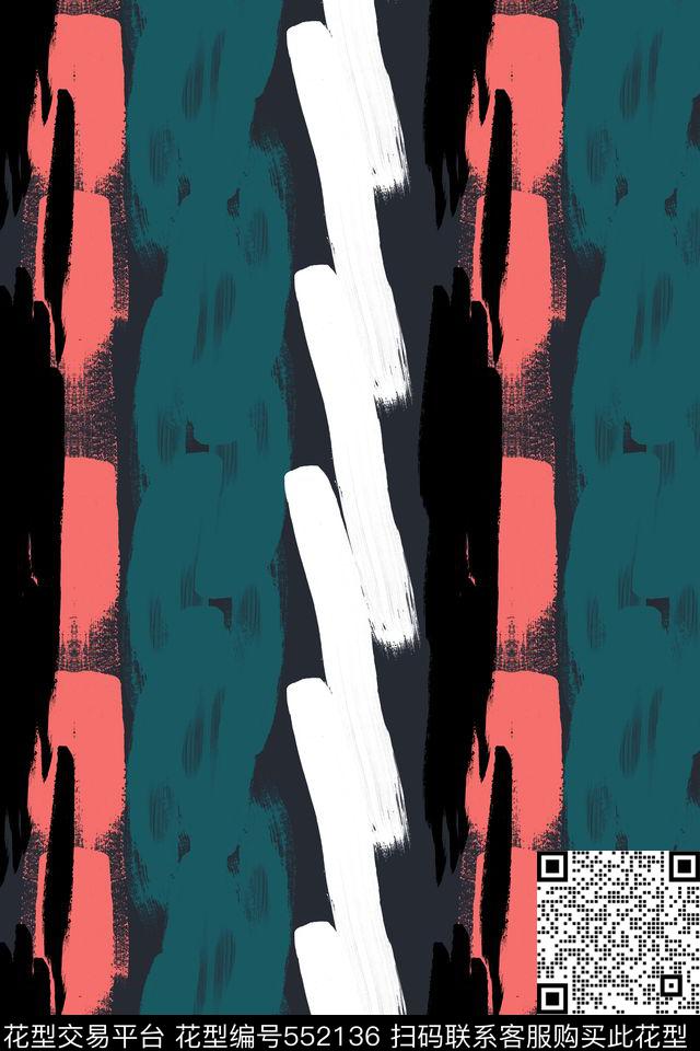 彩色抽象创意传统印花华亿平台下载（图片编号: 552136） - 瓦栏（Walan）