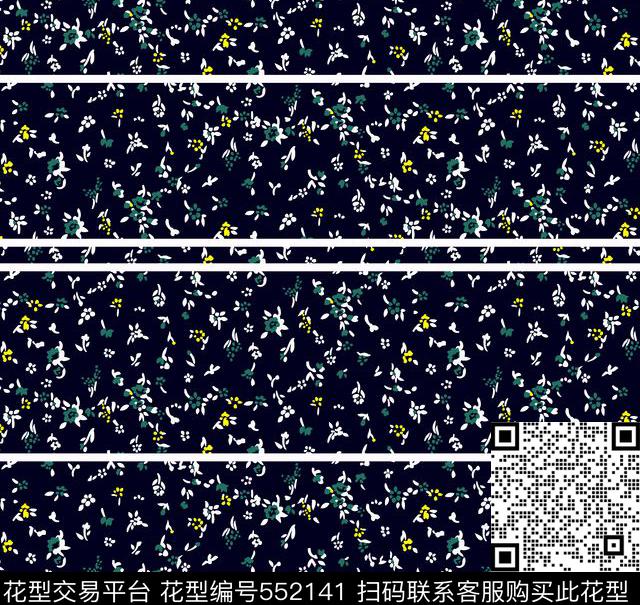 时尚潮流横条男装小碎花传统印花华亿平台下载（图片编号: 552141） - 瓦栏（Walan）