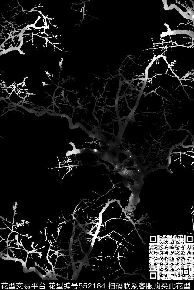 抽象男装图案星空纹理男装图案森林纹理男装图案数码印花华亿平台下载（图片编号: 552164） - 瓦栏（Walan）