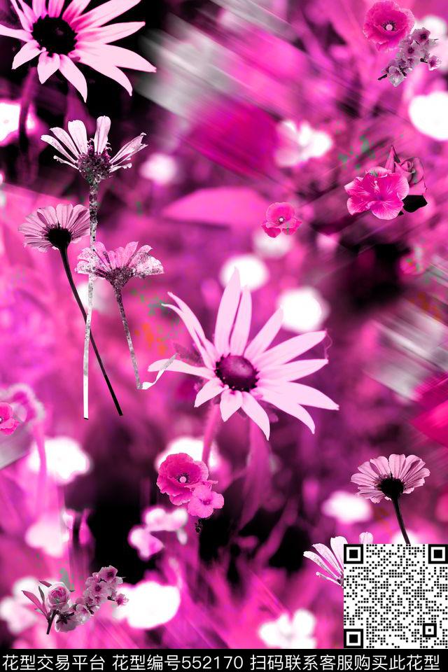 原创L.D~花卉数码印花华亿平台下载（图片编号: 552170） - 瓦栏（Walan）