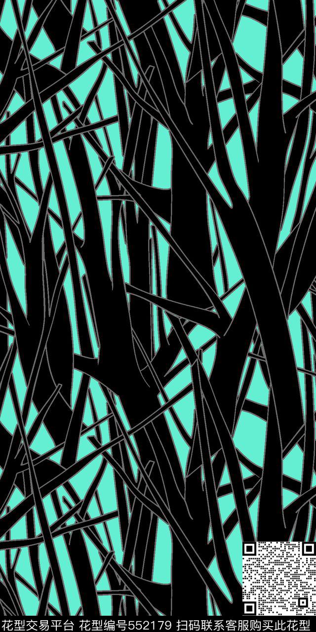 抽象男装图案草叶纹理男装羽绒服图案传统印花华亿平台下载（图片编号: 552179） - 瓦栏（Walan）