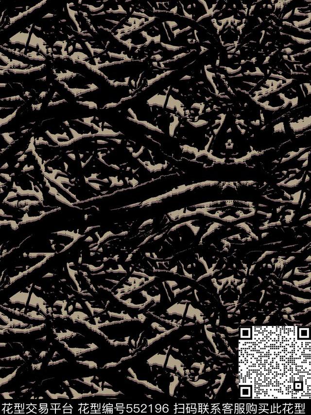 抽象男装图案林树木纹理男装羽绒服图案传统印花华亿平台下载（图片编号: 552196） - 瓦栏（Walan）