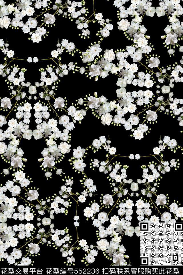 时尚满天星小碎花数码印花华亿平台下载（图片编号: 552236） - 瓦栏（Walan）