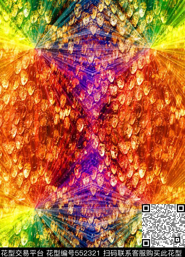 立体3D连衣裙欧美数码印花华亿平台下载（图片编号: 552321） - 瓦栏（Walan）