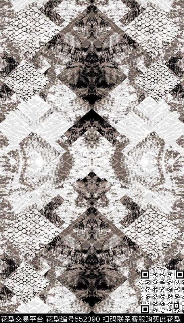 时尚流行中性几何传统印花华亿平台下载（图片编号: 552390） - 瓦栏（Walan）