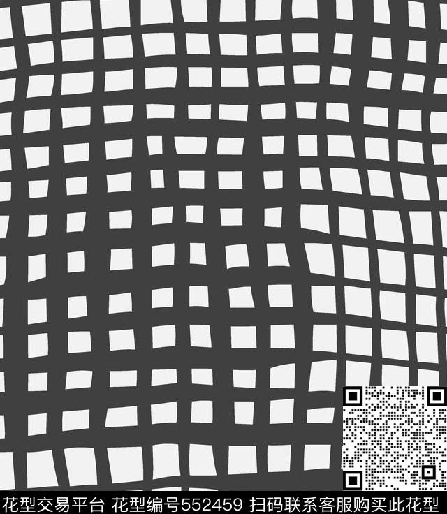 错觉格子休闲传统印花华亿平台下载（图片编号: 552459） - 瓦栏（Walan）