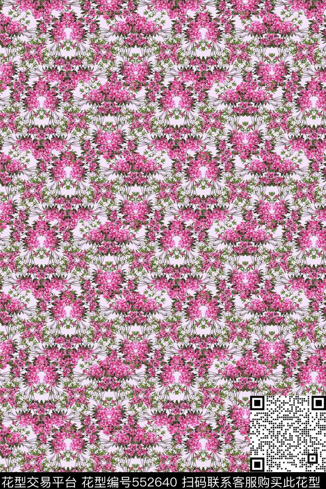 波西米亚小碎花波西米亚雅致手绘数码印花华亿平台下载（图片编号: 552640） - 瓦栏（Walan）