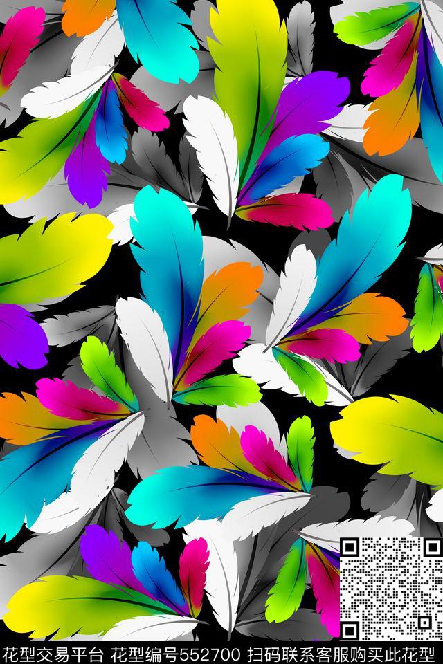 羽绒服羽毛羽翼数码印花华亿平台下载（图片编号: 552700） - 瓦栏（Walan）