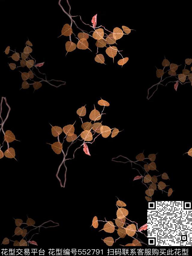 抽象男装图案树叶纹理男女装羽绒服图案数码印花华亿平台下载（图片编号: 552791） - 瓦栏（Walan）