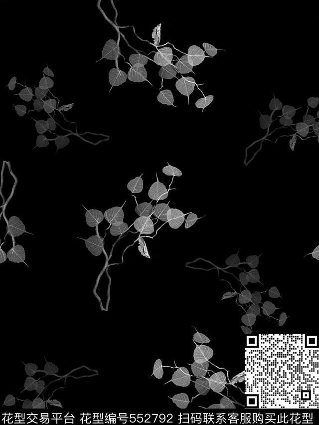抽象男装图案树叶纹理男女装羽绒服图案数码印花华亿平台下载（图片编号: 552792） - 瓦栏（Walan）