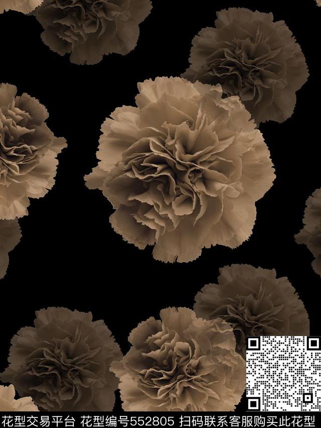 时尚潮流男装花卉男装卫衣数码印花华亿平台下载（图片编号: 552805） - 瓦栏（Walan）