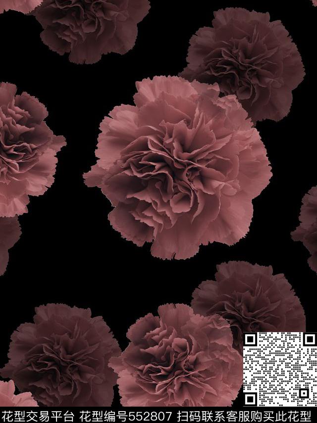 时尚潮流男装花卉男装卫衣数码印花华亿平台下载（图片编号: 552807） - 瓦栏（Walan）