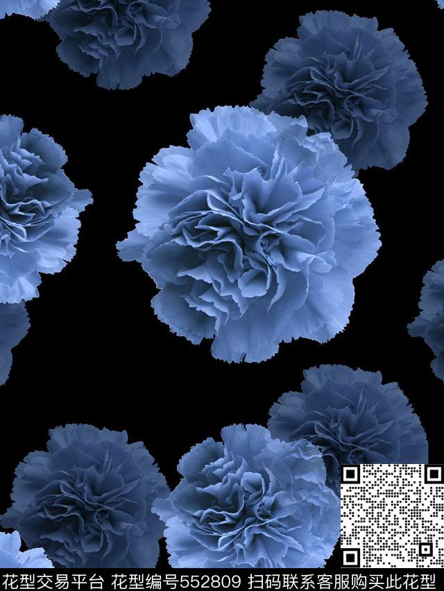 时尚潮流男装花卉男装卫衣数码印花华亿平台下载（图片编号: 552809） - 瓦栏（Walan）