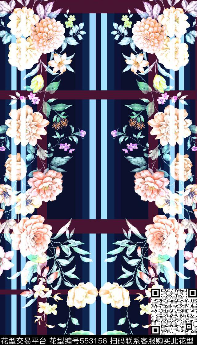 定位格子时尚大牌数码印花华亿平台下载（图片编号: 553156） - 瓦栏（Walan）