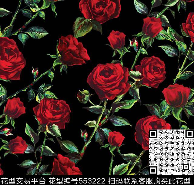 大牌欧美时尚数码印花华亿平台下载（图片编号: 553222） - 瓦栏（Walan）