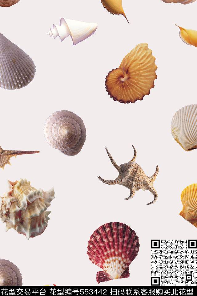 休闲贝壳女士数码印花华亿平台下载（图片编号: 553442） - 瓦栏（Walan）