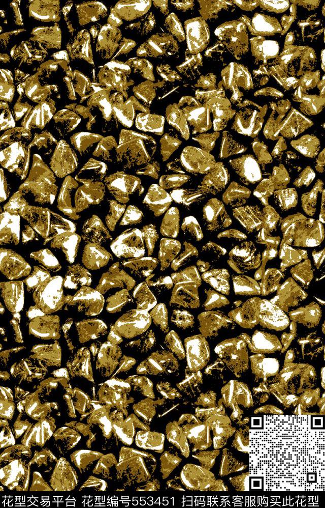 抽象男装图案自然鹅卵石纹理男装衬衫图案数码印花华亿平台下载（图片编号: 553451） - 瓦栏（Walan）