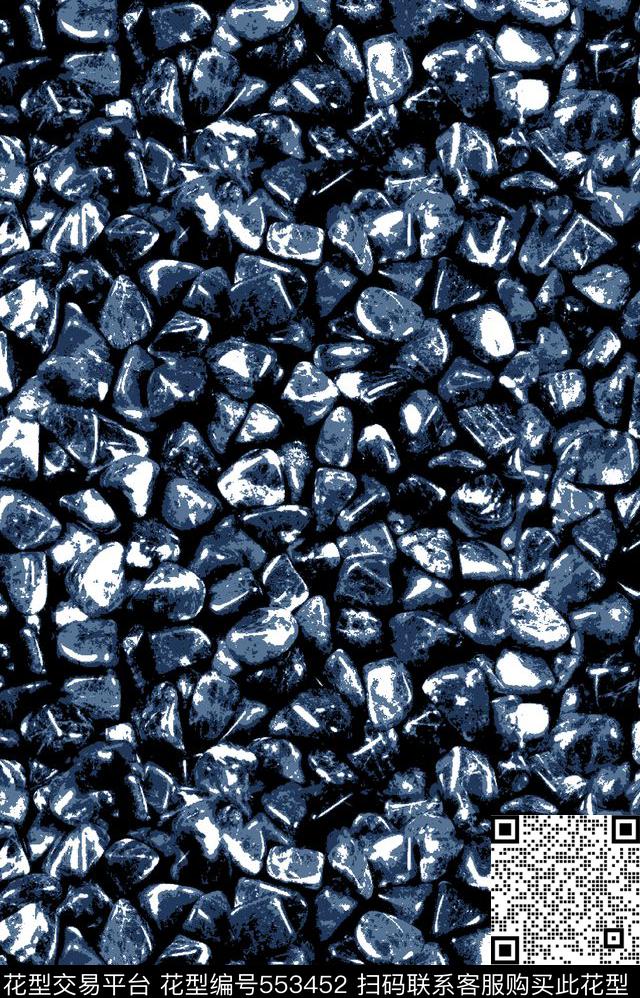 抽象男装图案自然鹅卵石纹理男装衬衫图案数码印花华亿平台下载（图片编号: 553452） - 瓦栏（Walan）