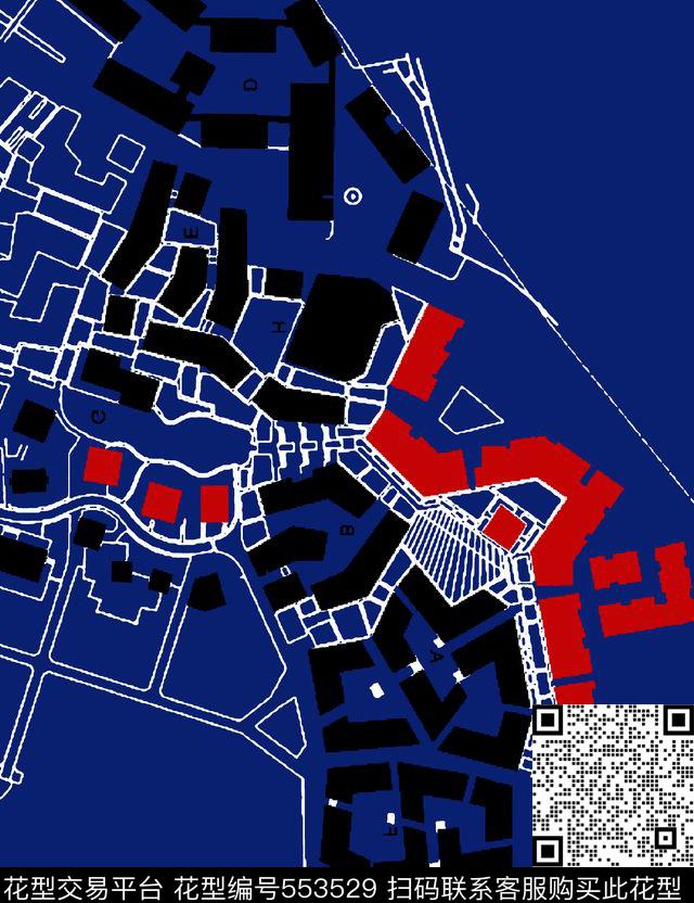 抽象男装图案几何方块男装衬衫图案传统印花华亿平台下载（图片编号: 553529） - 瓦栏（Walan）