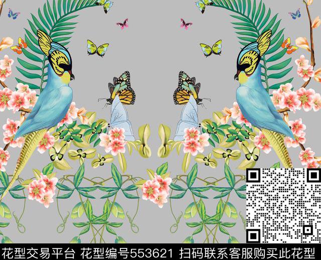 欧美时尚潮流数码印花华亿平台下载（图片编号: 553621） - 瓦栏（Walan）