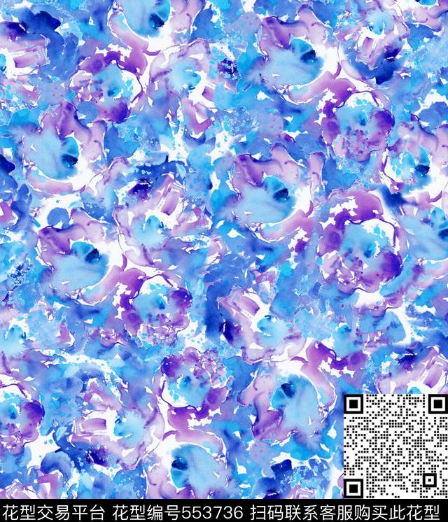 服装家纺手绘数码印花华亿平台下载（图片编号: 553736） - 瓦栏（Walan）