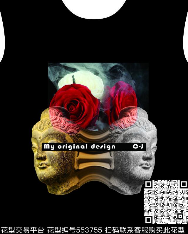 潮流个性原创数码印花华亿平台下载（图片编号: 553755） - 瓦栏（Walan）