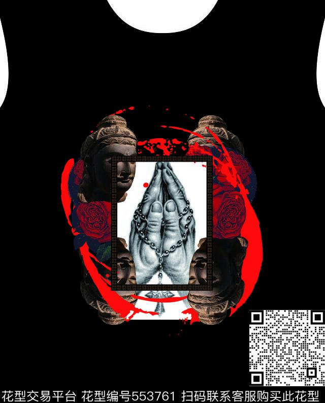 潮流个性原创数码印花华亿平台下载（图片编号: 553761） - 瓦栏（Walan）