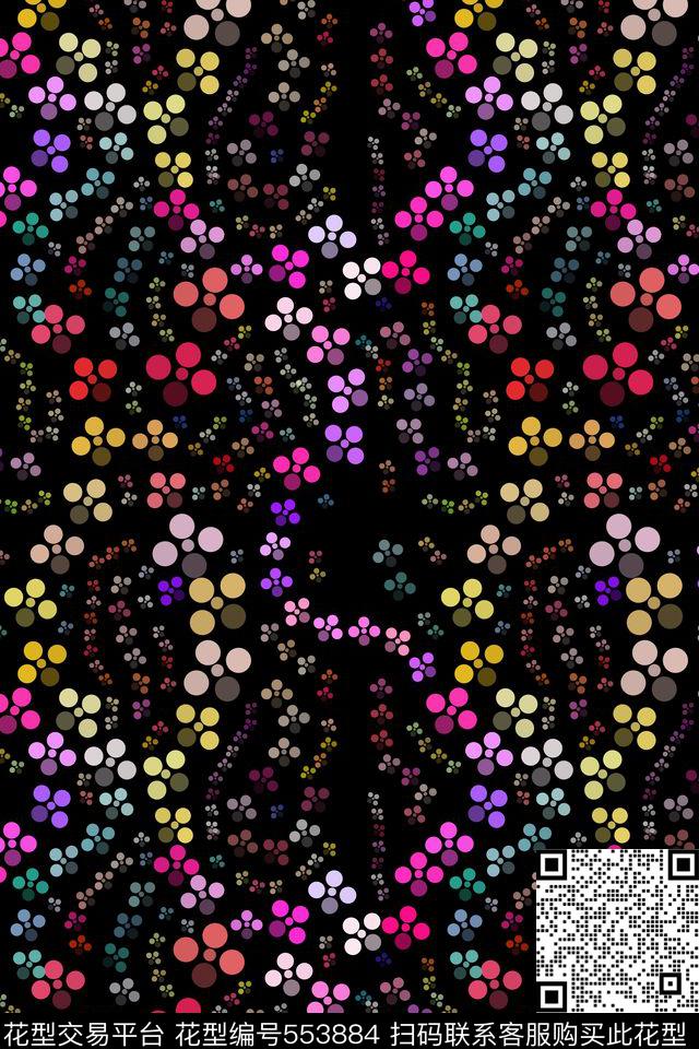 创意符号花瓣传统印花华亿平台下载（图片编号: 553884） - 瓦栏（Walan）