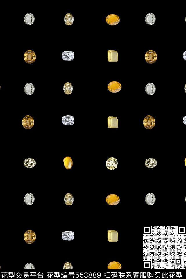 流行时尚耳钉珠宝波点服装旗袍男装休闲、商务衬衫流行时尚数码印花华亿平台下载（图片编号: 553889） - 瓦栏（Walan）