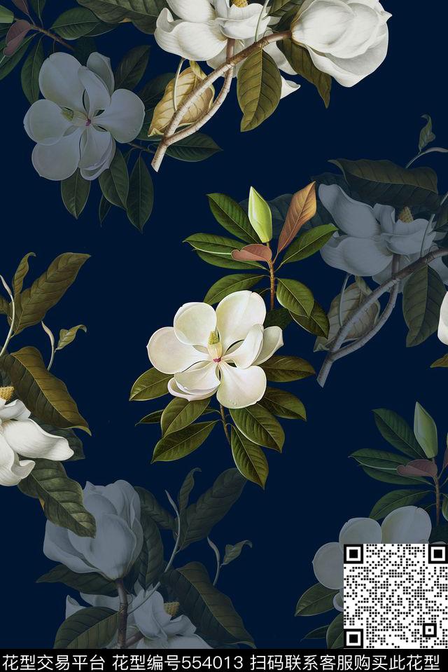 时尚潮流满版复古数码印花华亿平台下载（图片编号: 554013） - 瓦栏（Walan）