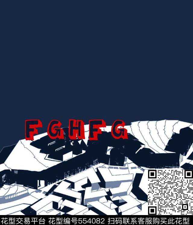 抽象男装图案几何拼块男装男装衬衫图案传统印花华亿平台下载（图片编号: 554082） - 瓦栏（Walan）