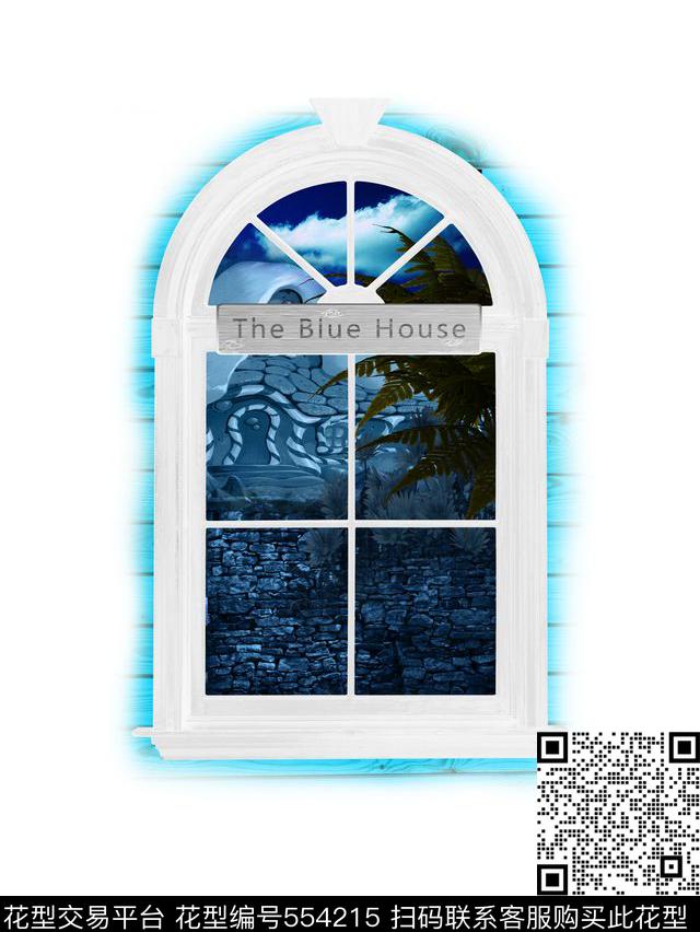 bluegirl窗户女装数码印花华亿平台下载（图片编号: 554215） - 瓦栏（Walan）