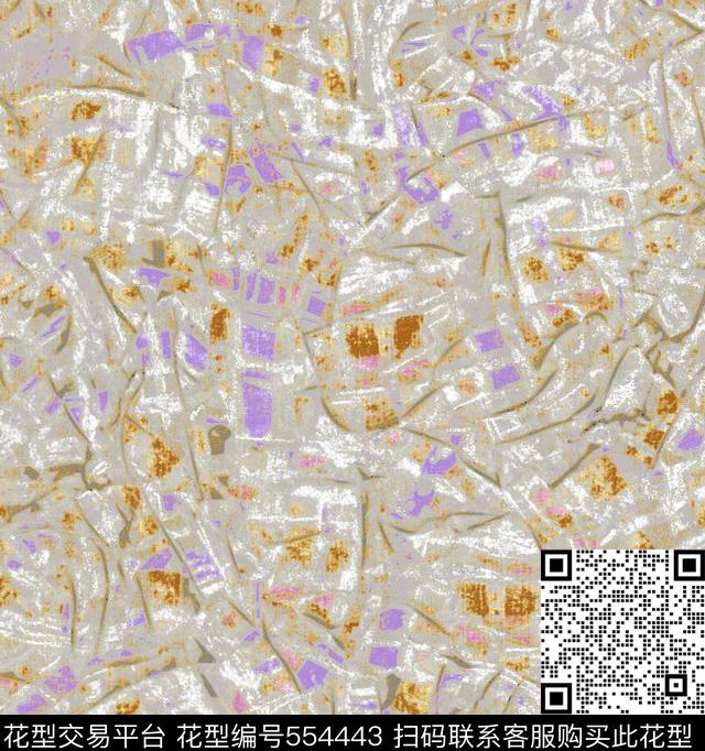 肌理虚幻艺术传统印花华亿平台下载（图片编号: 554443） - 瓦栏（Walan）