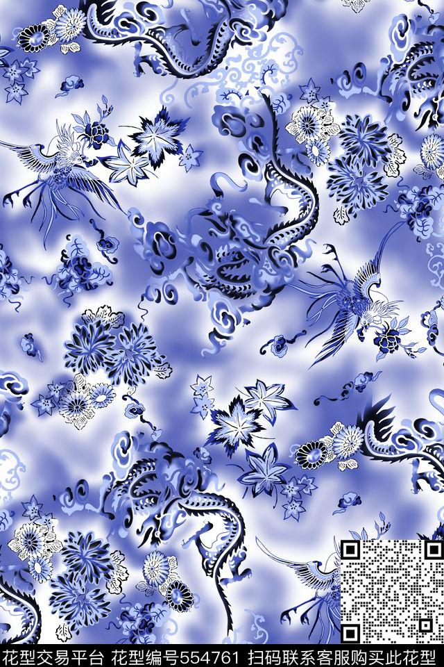 中国风民族风日韩风传统印花华亿平台下载（图片编号: 554761） - 瓦栏（Walan）