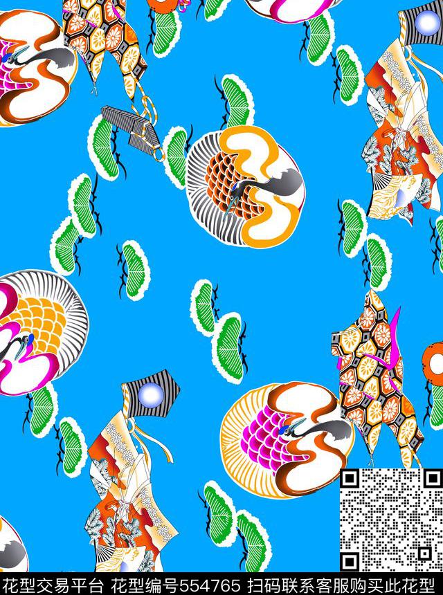 抽像动物迷彩民族风传统印花华亿平台下载（图片编号: 554765） - 瓦栏（Walan）