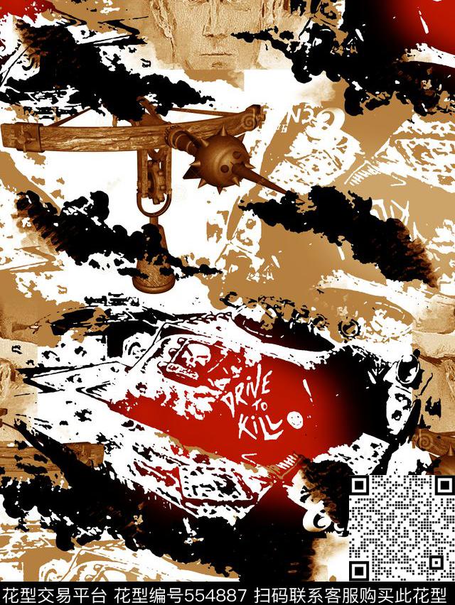 抽象男装图案纹理底纹男装衬衫图案数码印花华亿平台下载（图片编号: 554887） - 瓦栏（Walan）