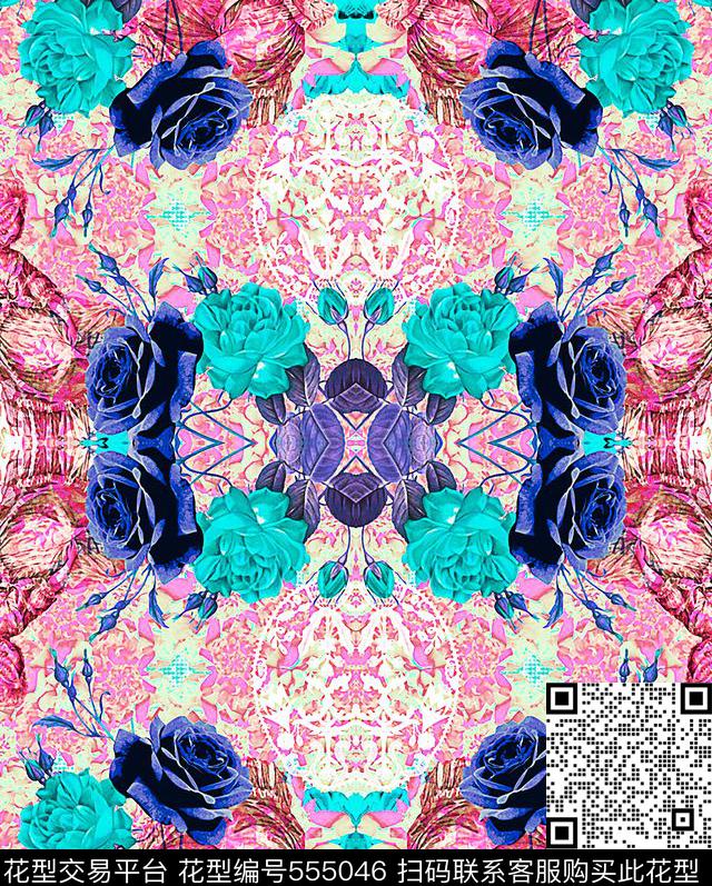 欧洲风情格调建筑石灰像女神百合花奔玫瑰asdf数码印花华亿平台下载（图片编号: 555046） - 瓦栏（Walan）