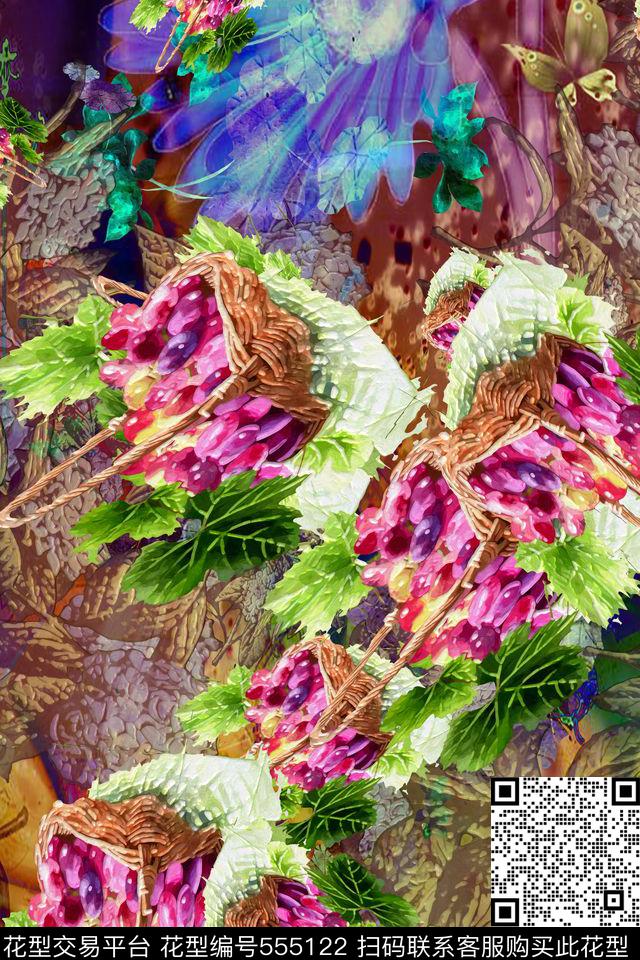 民族风女装裙装衬衫欧美时尚数码印花华亿平台下载（图片编号: 555122） - 瓦栏（Walan）