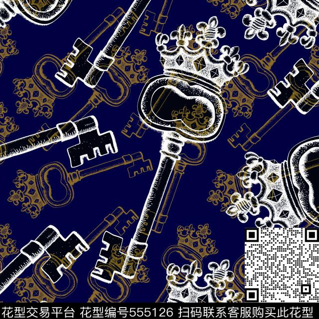 几何金属层次几何图传统印花华亿平台下载（图片编号: 555126） - 瓦栏（Walan）