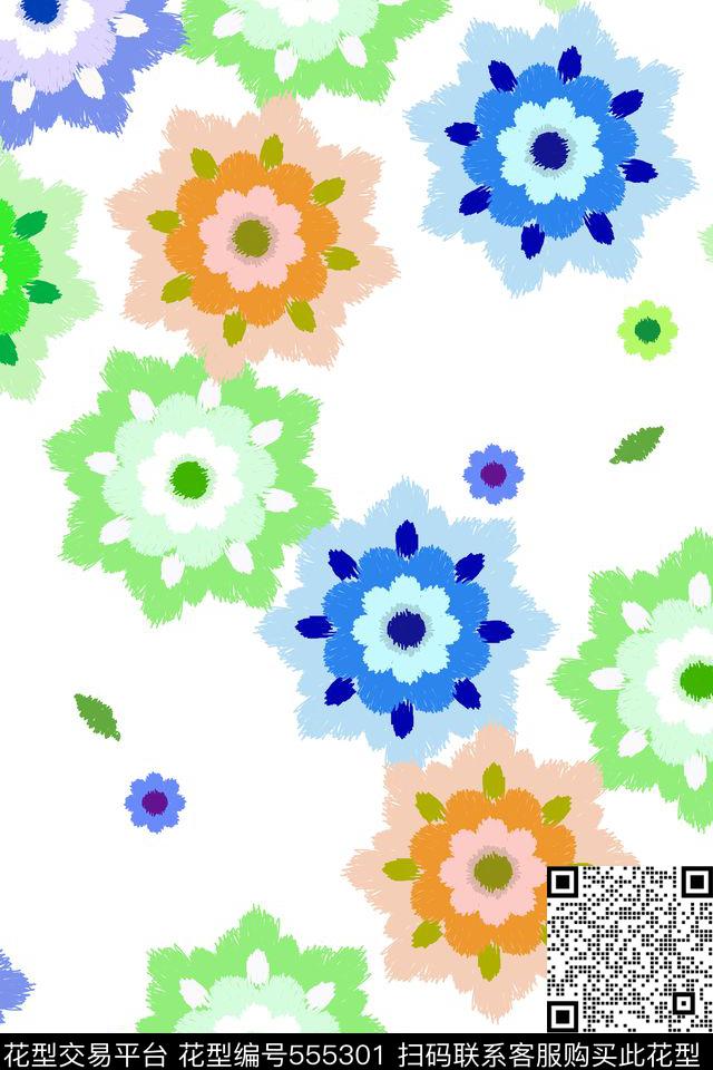 原创L.D~手绘L.D~趣味传统印花华亿平台下载（图片编号: 555301） - 瓦栏（Walan）