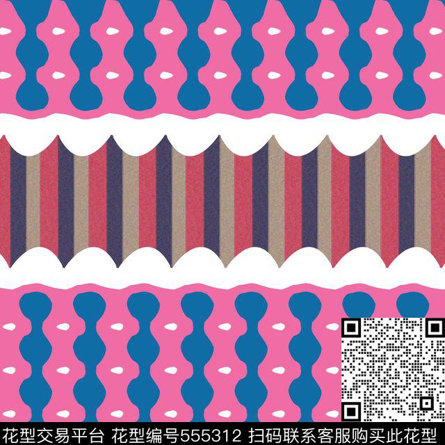 asdf抽象几何传统印花华亿平台下载（图片编号: 555312） - 瓦栏（Walan）