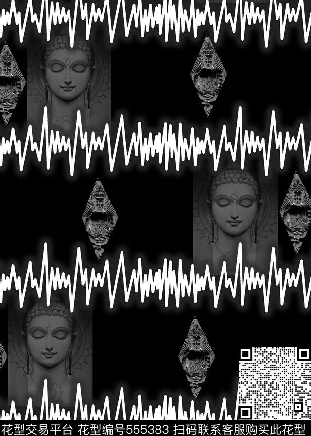 抽象男装图案条纹男装图案男装衬衫图案数码印花华亿平台下载（图片编号: 555383） - 瓦栏（Walan）