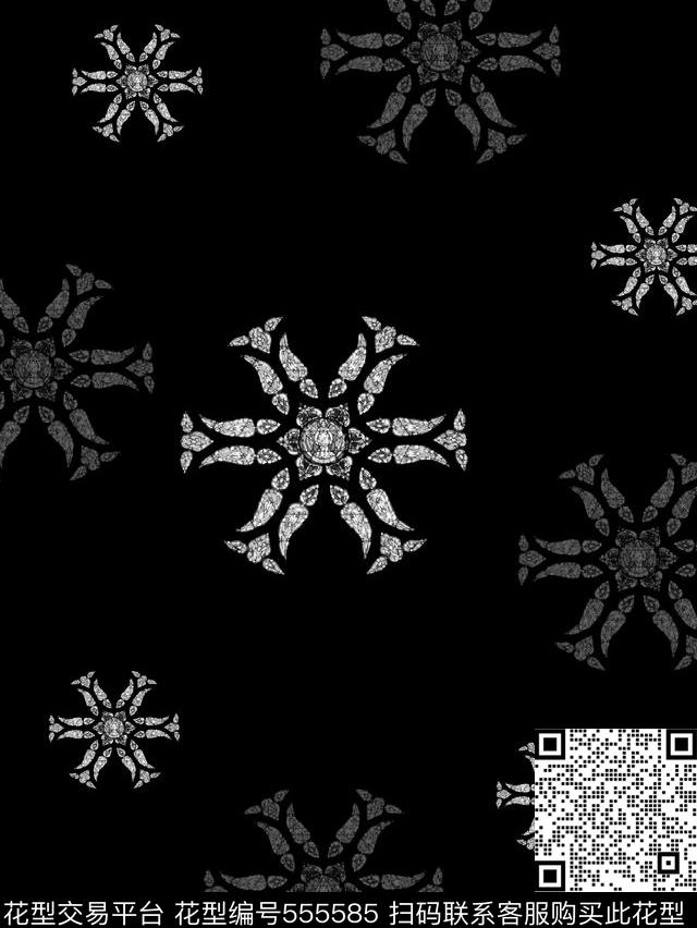 抽象男装图案纹理几何图型男装衬衫图案数码印花华亿平台下载（图片编号: 555585） - 瓦栏（Walan）