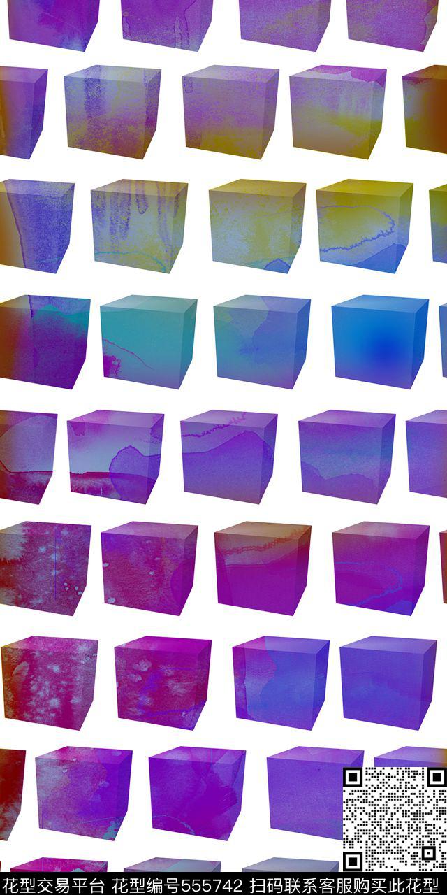 几何自由创新数码印花华亿平台下载（图片编号: 555742） - 瓦栏（Walan）