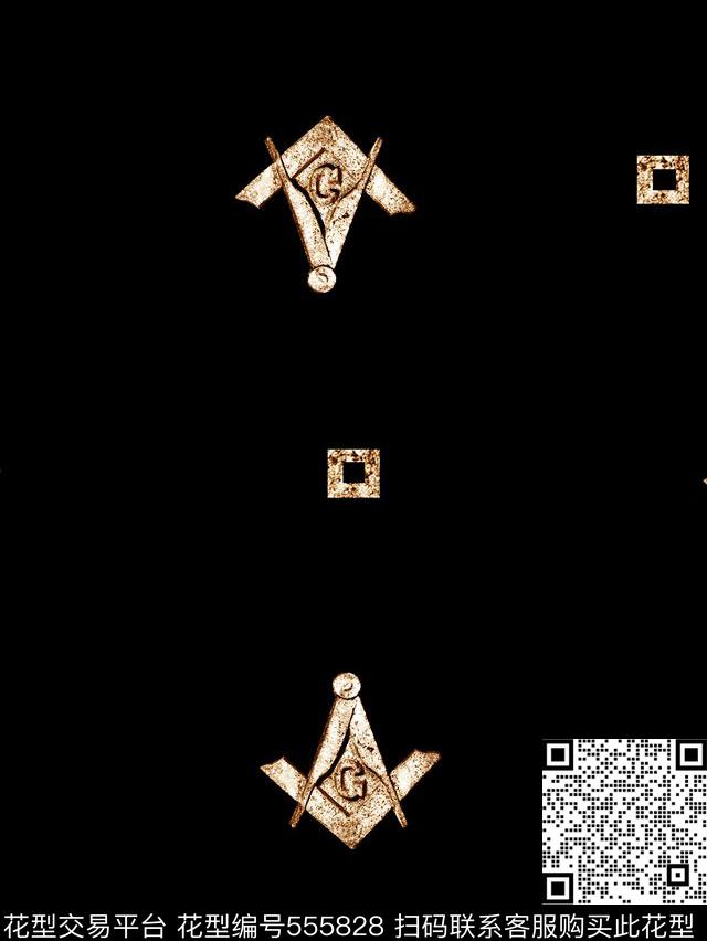 抽象男装图案金属纹理男装衬衫图案数码印花华亿平台下载（图片编号: 555828） - 瓦栏（Walan）